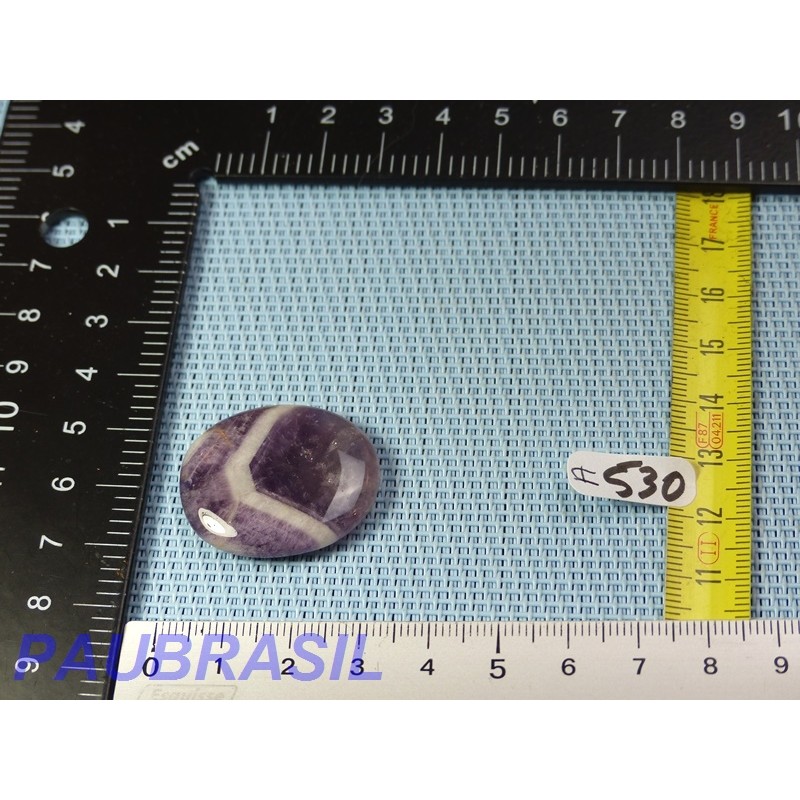 Améthyste en Pierre plate mini d'Auvergne 8gr Q Extra