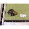 Cassiterite sur quartz en pierre roulée 10g