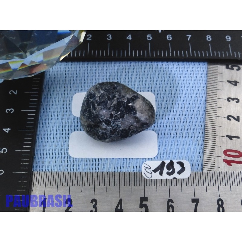 Covellite - Covelline en pierre semi roulée du Pérou 24g