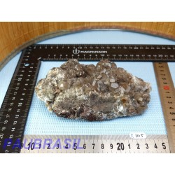 Calcite noire brute de 655gr du Mexique