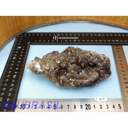 Calcite noire brute de 655gr du Mexique