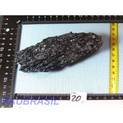 Carborandite irisée pierre brute de 161g