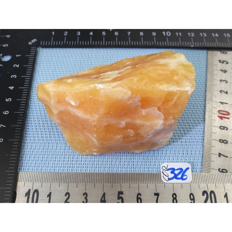 Calcite Orange en Pierre Brute 332gr