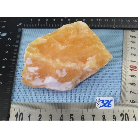 Calcite Orange en Pierre Brute 332gr
