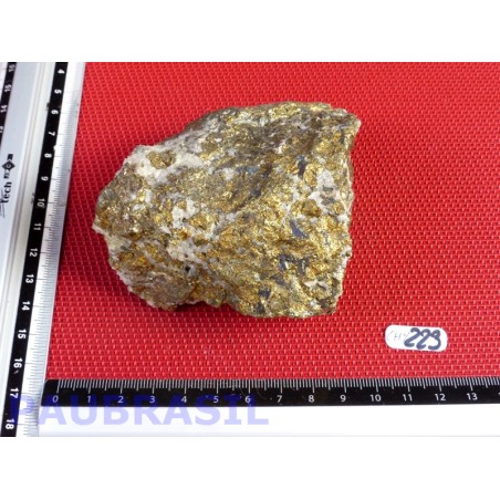 Chalcopyrite du Maroc en Pierre Brute 580g
