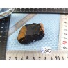 Onyx noir du Brésil en pierre brute de 59g