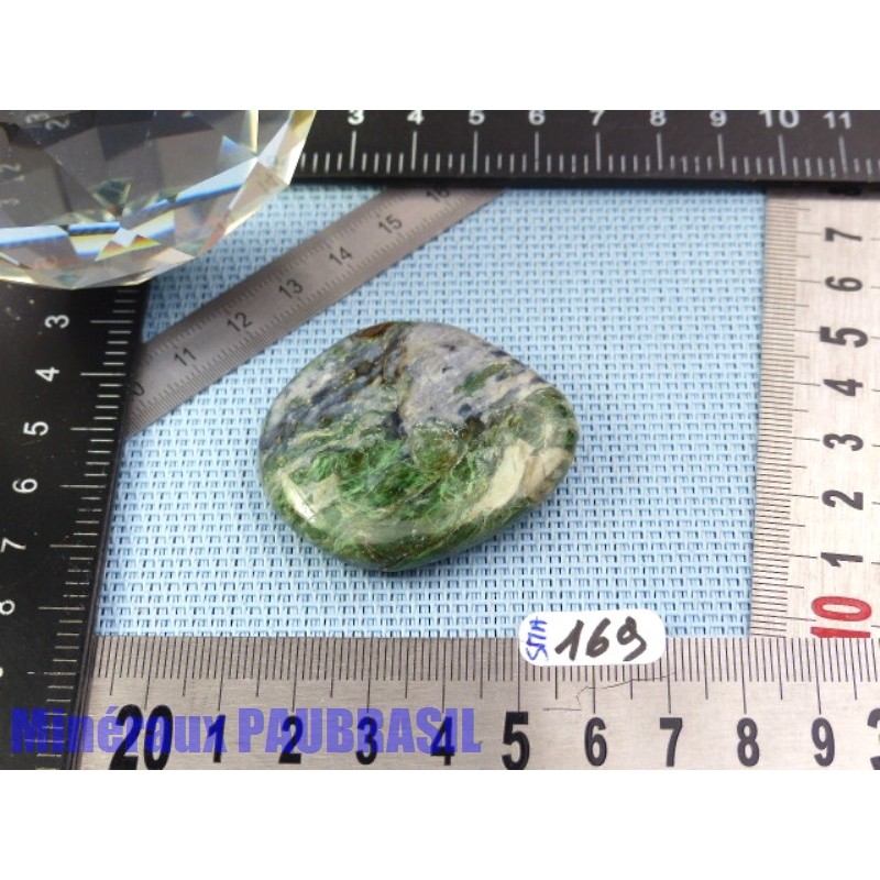 Smaragdite du Cap Corse en galet plat Q Extra 35gr