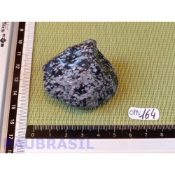 Obsidienne Flocon de Neige en galet semi roulé 64g