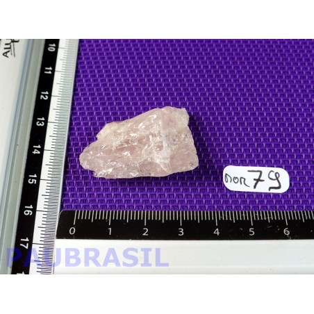 Morganite Cristallisée Q Extra en Pierre Brute 12gr