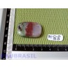 Sardonyx en pierre plate rectangulaire Q Extra 9g