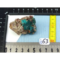 Dioptase en pierre brute Congo 42gr50