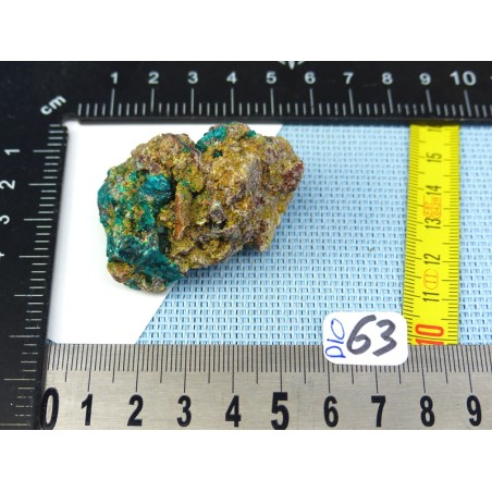 Dioptase en pierre brute Congo 42gr50