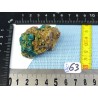 Dioptase en pierre brute Congo 42gr50