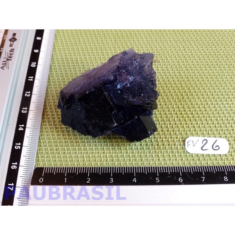 Fluorite fluorine  Violette brute 74g Q Extra Mexique
