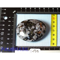 Gabbro Merlinite en galet poli de 95gr Q Extra