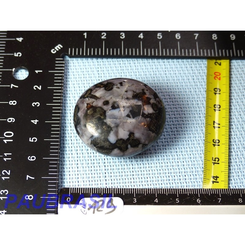 Gabbro Merlinite en galet poli de 68gr Q Extra