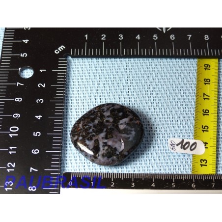 Gabbro Merlinite en pierre plate 23g Gabbro Merlinite en pierre plate 23g