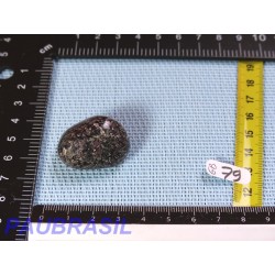 Grenat biotite en pierre roulée de 22g de Madagascar