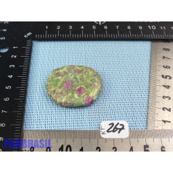 Rubis sur Fuchsite en mini pierre plate 20g Q Extra