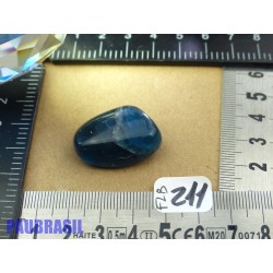 Fluorine Fluorite Bleue pierre roulée 13g Q Extra