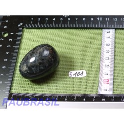 Oeuf en Larvikite 85gr 35mm diamètre 48mm long