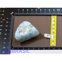 Larimar - Pectolite bleue pierre semi roulée Q Extra 65gr