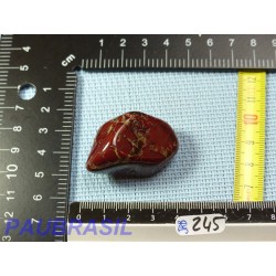 Jaspe Rouge Breschia en Pierre Roulée 34g