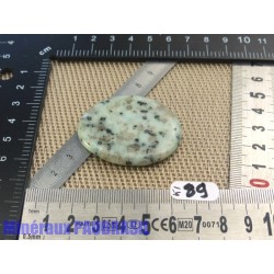 Jaspe Kiwi en Pierre plate 20gr50