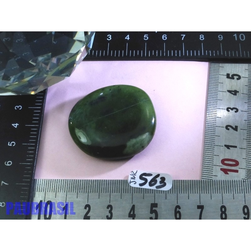 Jade Néphrite en pierre plate de 27gr50