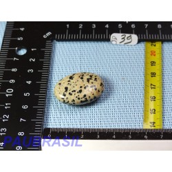 Jaspe Dalmatien Lamparci en mini pierre plate 14gr