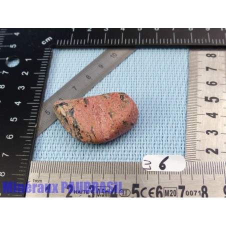 Luxullianite en pierre roulée 16gr50 Rare