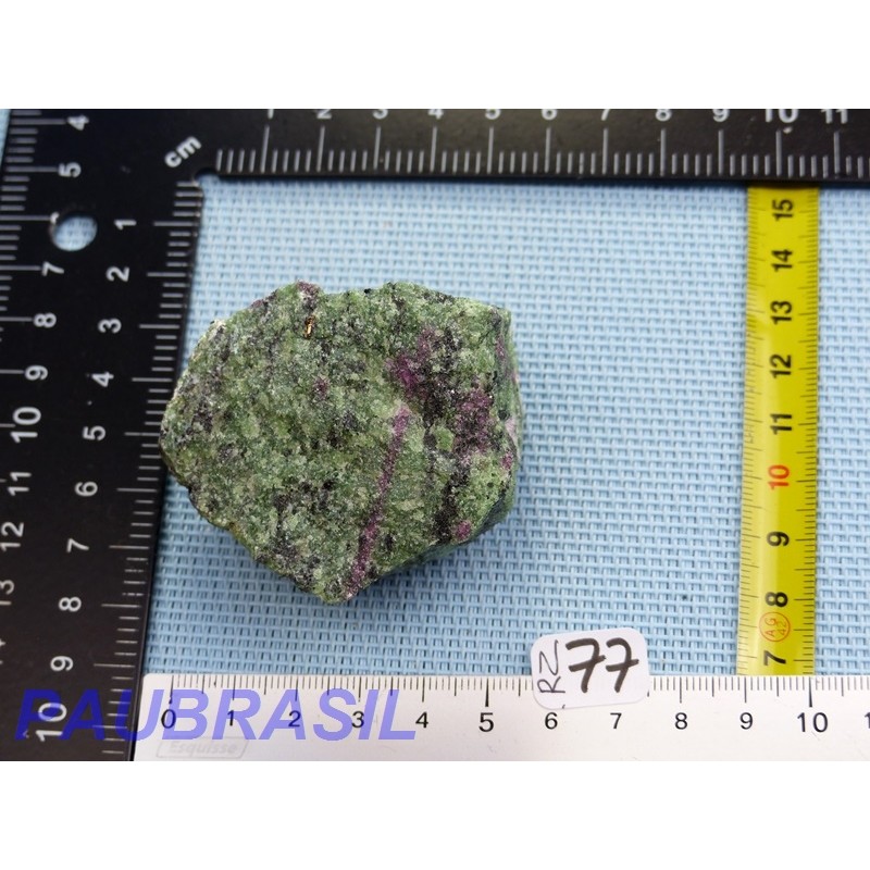 Rubis Zoisite en Pierre Brute 151g