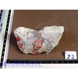 Réalgar sur ulexite brute de 166gr