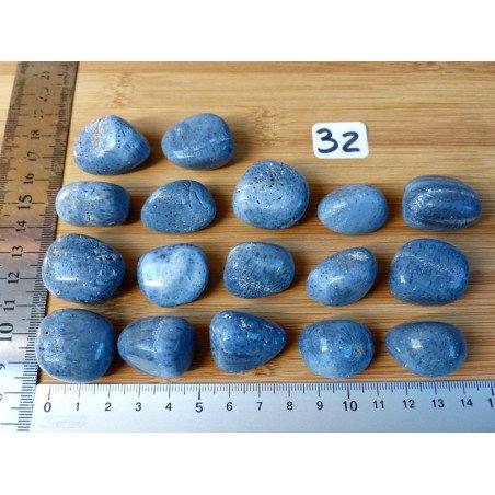 Corail Bleu Pierre Roulée à l unité de 25 à 28 mm | Minéraux Paubrasil