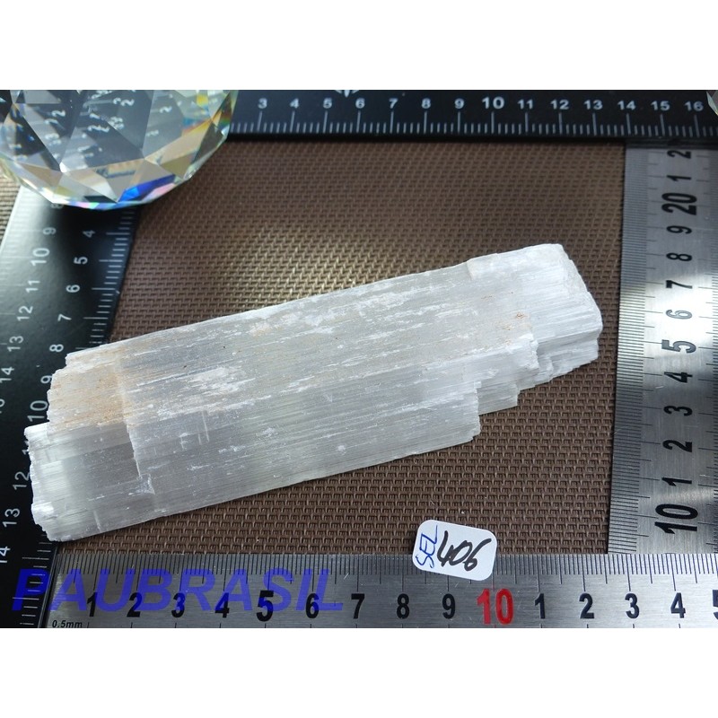 Selenite - Gypse fibreux en pierre brute de 234g