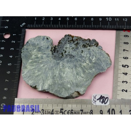 Plaque une face polie de Seraphinite 104g qualité Extra