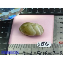 Prasiolite en pierre roulée EXTRA du Brésil 21g