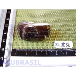 Dravite - Tourmaline ambrée ou acajou brute de 20gr