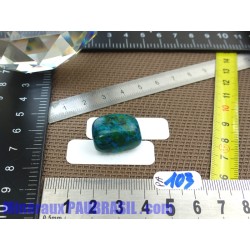Pierre d'Eilat en pierre roulée Q Extra 8gr RARE