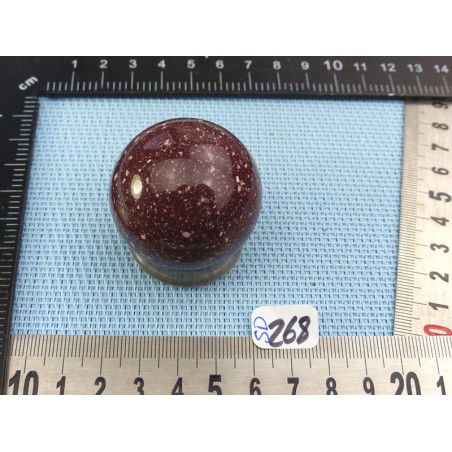 Sphère en Porphyre Imperial 40mm diamètre 94g