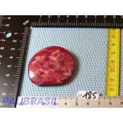 Thulite - Zoïsite rouge en pierre plate de 33g