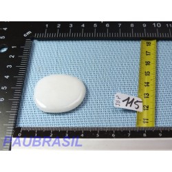 Jade blanc pierre plate fine 12g