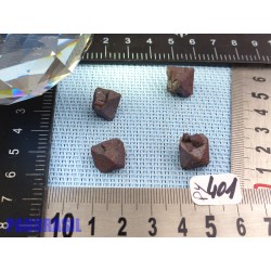 4 Magnétites octaédriques de 14gr50 les 4