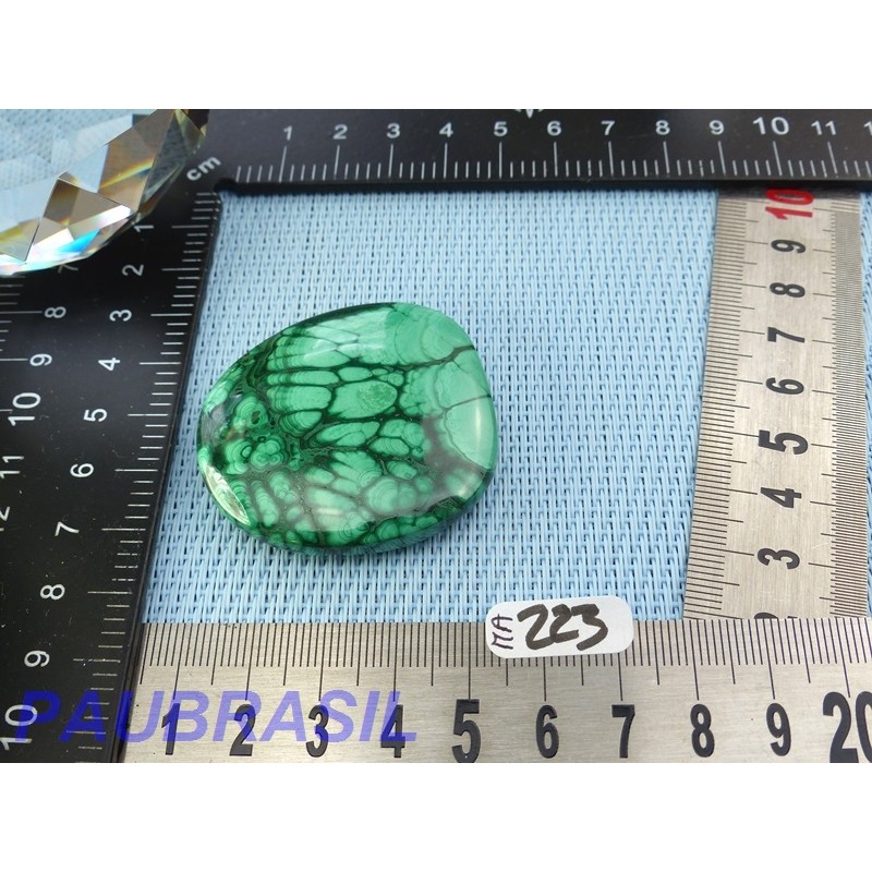 Malachite en pierre plate Q Extra 41gr