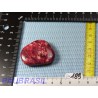 Thulite - Zoïsite rouge en pierre plate de 29g