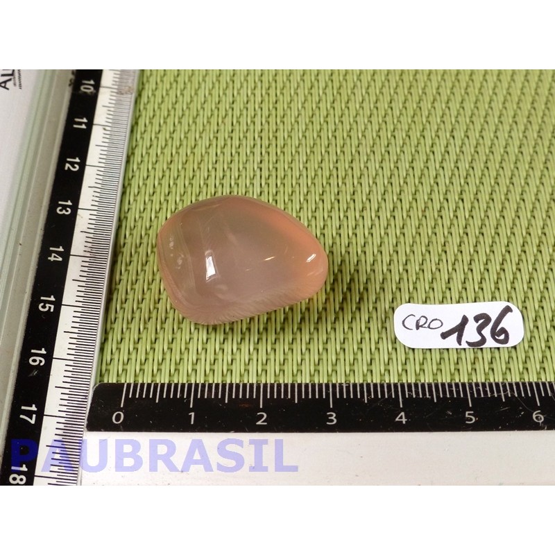 Calcedoine Rose en pierre roulée de 12g