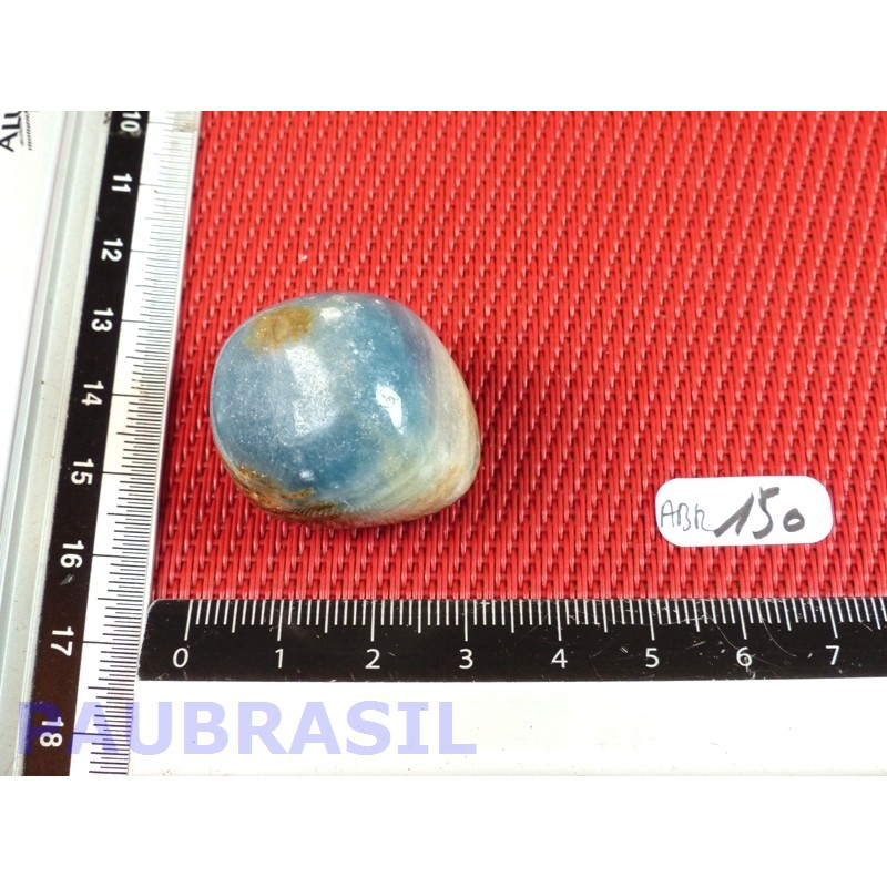 Aragonite bleue - Scheelite Q Extra en Pierre Roulée 25gr