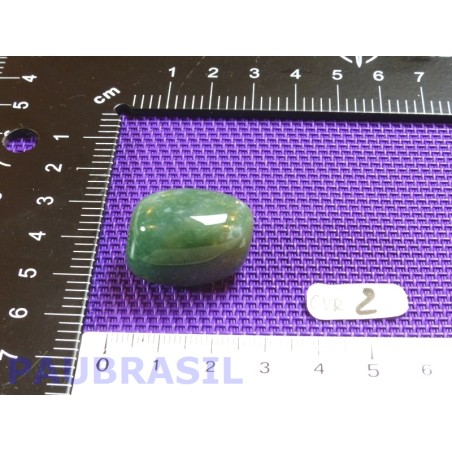 Calcédoine Verte Silicates de Fer en pierre roulée 12g Calcédoine Verte Silicates de Fer en pierre roulée 12g