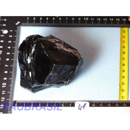 Obsidienne noire en Pierre Brute Translucide Q Extra 385gr Obsidienne noire en Pierre Brute Translucide Q Extra 385gr