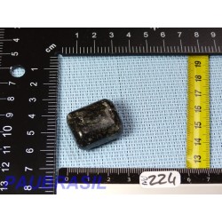 Nuummite pierre roulée cylindrique Q Extra 19g